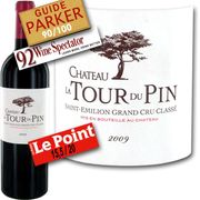VIN ROUGE Château La Tour du Pin St Emilion Gd Cru 2009