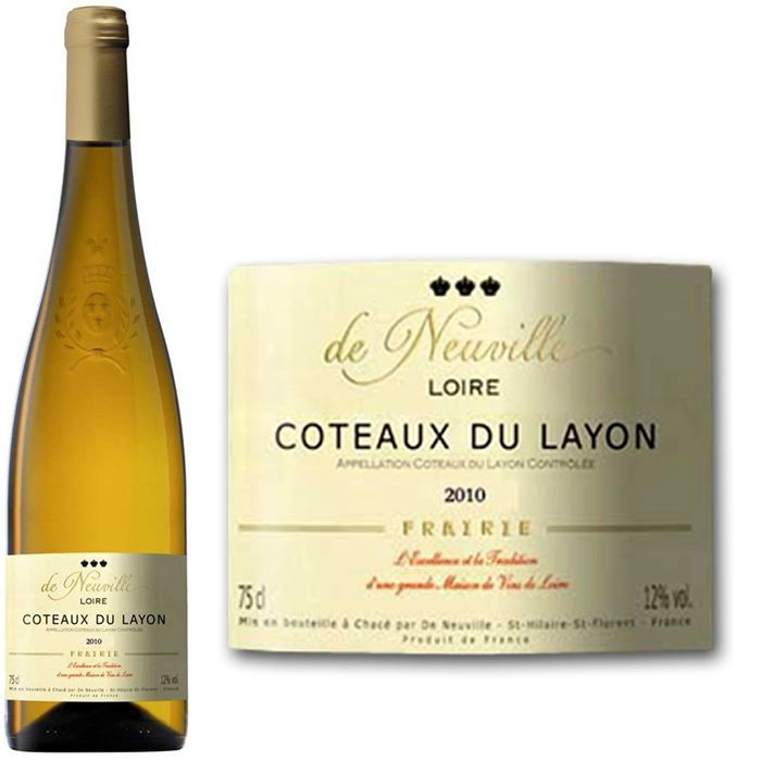 De Neuville Frairie Côteaux du Layon 2010 Achat / Vente vin blanc De Neuville Frairie 10