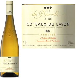 VIN BLANC De Neuville Côteaux du Layon 2012 x1 VIN BLANC De Neuville Côteaux du Layon 2012 x1