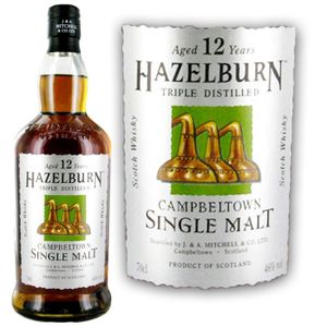 WHISKY-BOURBON-SCOTCH Hazelburn 12 ans