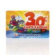 CARTE CADEAU CDISCOUNT Carte cadeau 30€