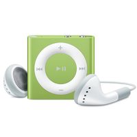 BALADEUR MP3 / MP4 APPLE iPod shuffle 2 Go Green