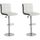 TABOURET Lot 2 Tabourets de bar JOKER blancs & noirs
