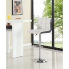TABOURET Lot 2 Tabourets de bar JOKER blancs & noirs