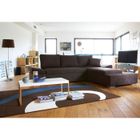  TWITT SLEEPER Canapé angle droit convertible Choco