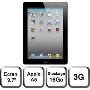 TABLETTE TACTILE Apple iPad 2 16 Go 3G TABLETTE TACTILE Apple iPad 2 16 Go 3G
