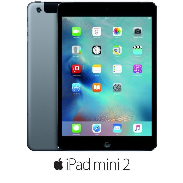 Apple iPad Mini 2 Wi Fi Cellular 32Go Gris Sidéral Prix