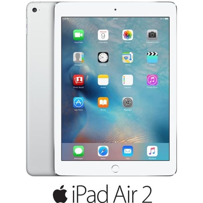 Apple iPad Air 2 MNV62NF/A 9,7" iOS 9 A8X 64 bits ROM 32Go