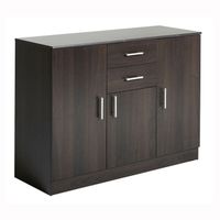 BUFFET - BAHUT - ENFILADE - VAISSELIER - LIVING ESSENTIELLE Enfilade 3 portes Café