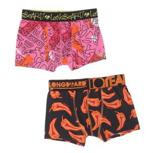 BOXER - SHORTY LONGBOARD Lot 2 Boxers Garçon