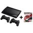PLAYSTATION 3 PS3 12 GO NOIRE + 2 DUAL SHOCK + NEED FOR SPEED