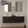 ENSEMBLE MEUBLES DE SALLE DE BAIN  TIANA Kit salle de bain Wengé