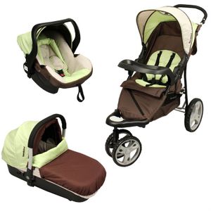 BAMBISOLCombiné Trio Surfy Choco/anis