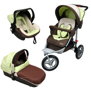 BAMBISOL Combiné Trio Swing Choco/anis