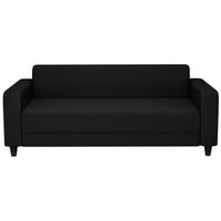 FINLANDEK Canapé KOLME droit 3P tissu noir FINLANDEK Canapé KOLME droit 3P tissu noir