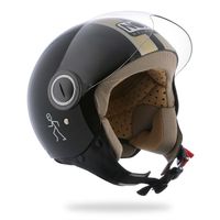 NOX Casque Jet N210 Noir et or NOX Casque Jet N210 Noir et or