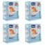COUCHE - LANGE  CHICCO Lot 4 paquets couches Dry Fit T5 x18 pce