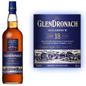 WHISKY-BOURBON-SCOTCH Glendronach 18 ans Allardice