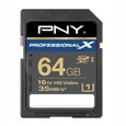 CARTE MEMOIRE PNY carte SDXC 64 Go classe UHS-1