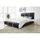 TORINO Lit adulte + sommier contemporain en bois -