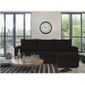 CANAPE - SOFA - BANQUETTE ADDICT Canapé d'angle convertible Chocolat