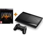  CONSOLE PS3 SLIM NOIRE 500 GO + DOOM 3 BFG