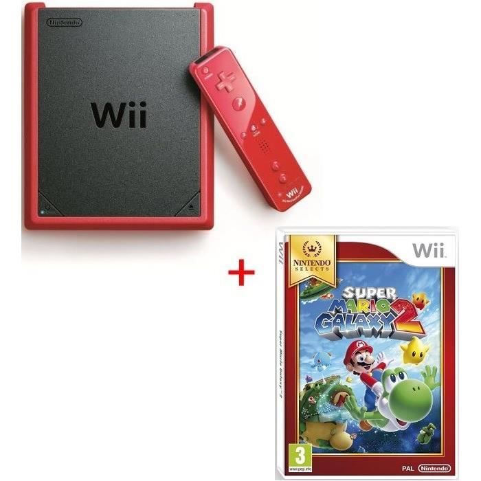 Pack Console Wii Mini + Jeu Super Mario Galaxy 2 Achat / Vente