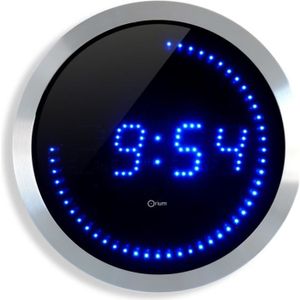 HORLOGE Horloge LED bleue Ø30 cm HORLOGE Horloge LED bleue Ø30 cm