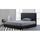 FILIP Lit adulte + sommier contemporain simili noi