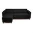 CANAPE - SOFA - BANQUETTE FIRR Canapé d'angle réversible noir