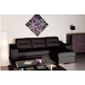 CANAPE - SOFA - BANQUETTE MIXX Canapé d'Angle Convertible Noir