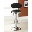 TABOURET Tabouret de bar noir JACKSON