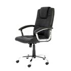 CHAISE DE BUREAU ALPHASON HOUSTON Fauteuil cuir noir