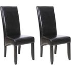  Lot de 2 chaises CUBA noires