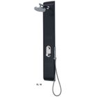 DOUCHE - RECEVEUR Colonne de douche hydromassante CL18 ALU NOIR