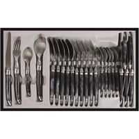 LAGUIOLE Ménagère 24 pièces ANTHRACITE Marbré LAGUIOLE Ménagère 24 pièces ANTHRACITE Marbré