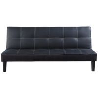 BZ - CLIC-CLAC - SOFA  SOFT Banquette clic-clac en PU noir