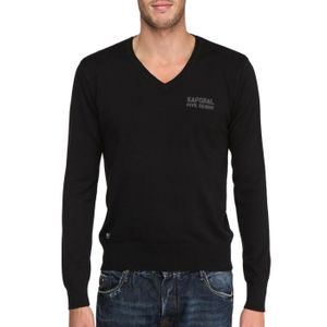 PULL KAPORAL 5 Pull Pearl Homme Noir