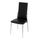 CHAISE  Lot de 2 chaises noires BIANCA