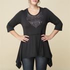 TUNIQUE GRANDEUR NATURE Tunique grande taille Pampa femme