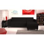 CANAPE - SOFA - BANQUETTE FIRR Canapé d'angle réversible noir
