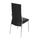 CHAISE  Lot de 2 chaises noires BIANCA