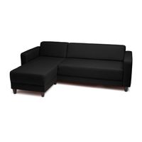 CANAPE - SOFA - BANQUETTE FIRR Canapé d'angle réversible noir