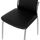 CHAISE  Lot de 2 chaises noires BIANCA