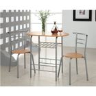 TABLE A MANGER AVEC OU SANS CHAISE - RALLONGE MÜESLI  set déjeuner table + 2 chaises naturel