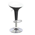  Lot de 2 Tabourets de bar COSMO noir et blanc