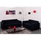  FIRR Ensemble de salon Noir en tissu