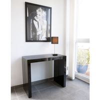 CONSOLE - GUERIDON BING Console extensible 180cm Noir