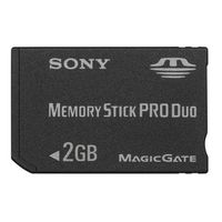 CARTE MEMOIRE Sony Memory Stick Duo Pro 2 Go