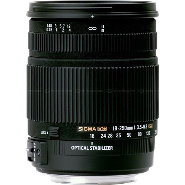 SIGMA 18 250mm F3,5 6,3 DC OS SONY Achat / Vente objectif